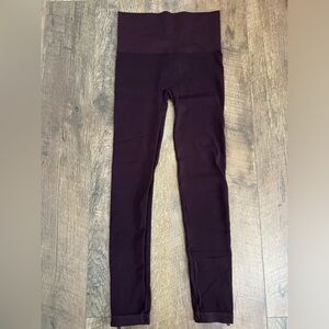 Spanx Seamless Side Zip Leggings Size Large